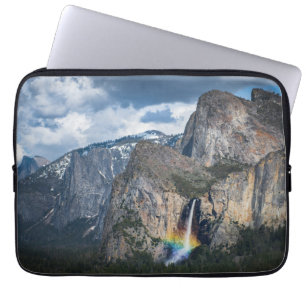 Waterval   Bridal Veil Herfsten Yosemite Californi Laptop Sleeve