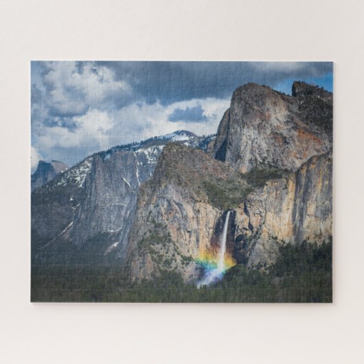 Waterval | Bridal Veil Herfsten Yosemite Californi Legpuzzel (Horizontaal)