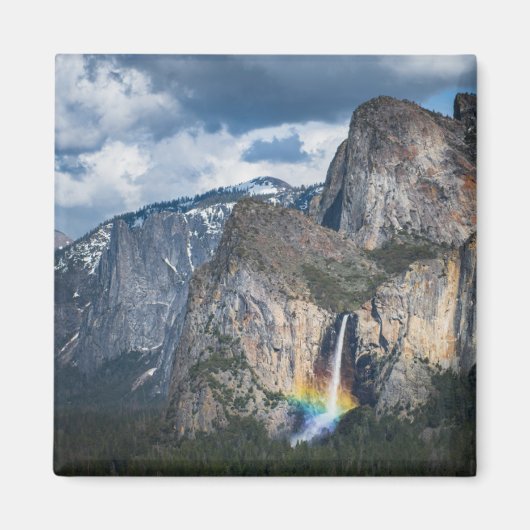 Waterval | Bridal Veil Herfsten Yosemite Californi Magneet (Voorkant)