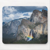 Waterval | Bridal Veil Herfsten Yosemite Californi Muismat (Voorkant)