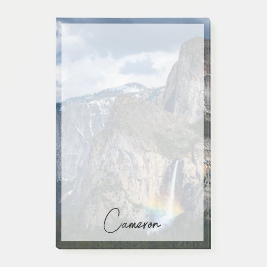 Waterval | Bridal Veil Herfsten Yosemite Californi Post-it® Notes (Voorkant)