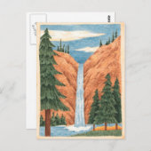 Waterval - Briefkaart (Voorkant / Achterkant)