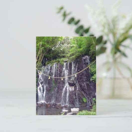 waterval briefkaart (Staand voorkant)