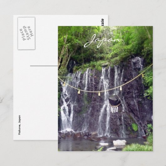 waterval briefkaart (Voorkant / Achterkant)