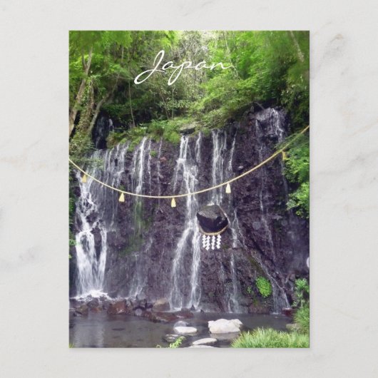 waterval briefkaart (Voorkant)