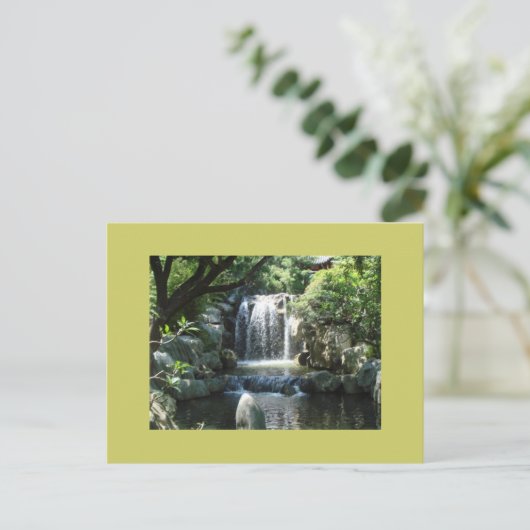 waterval briefkaart (Staand voorkant)