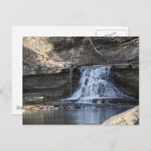 Waterval Briefkaart (Voorkant / Achterkant)