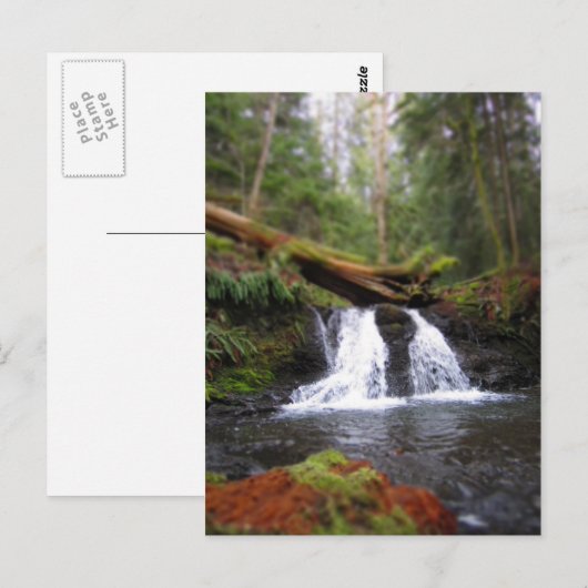 Waterval Briefkaart (Voorkant / Achterkant)
