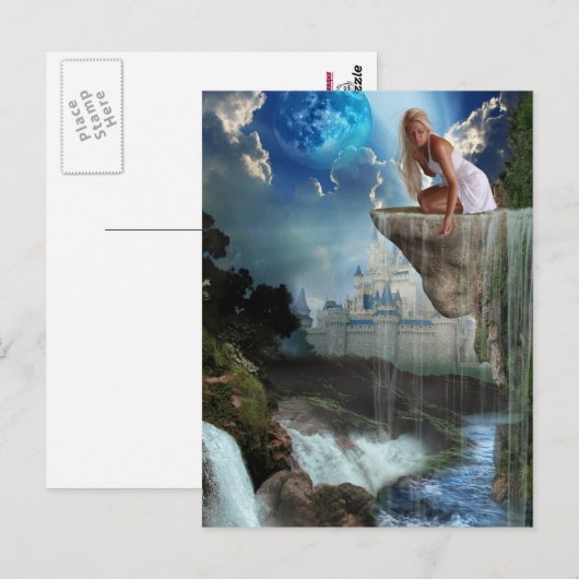 Waterval (Briefkaart) Briefkaart (Voorkant / Achterkant)