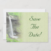 Waterval Bruiloft Save The Date Kaart (Voorkant)
