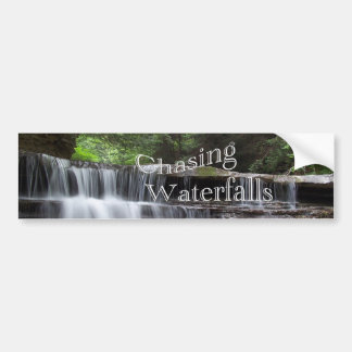 Waterval Bumbersticker achtervolgen Bumpersticker