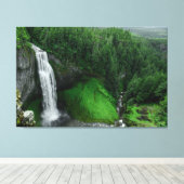 Waterval Canvas Afdruk (Insitu (Houten vloer))