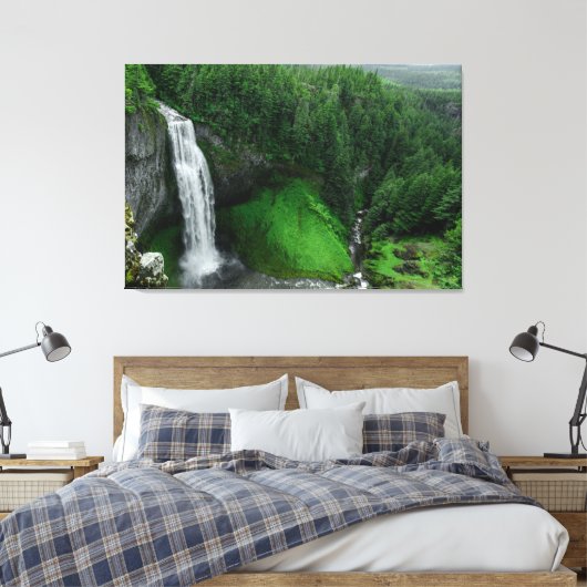 Waterval Canvas Afdruk (Insitu (Slaapkamer))