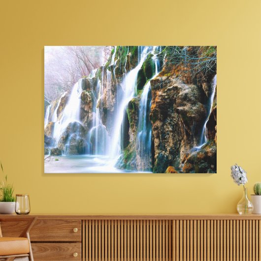Waterval Canvas Afdruk (Insitu (Woonkamer))