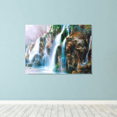 Waterval Canvas Afdruk (Insitu (Houten vloer))