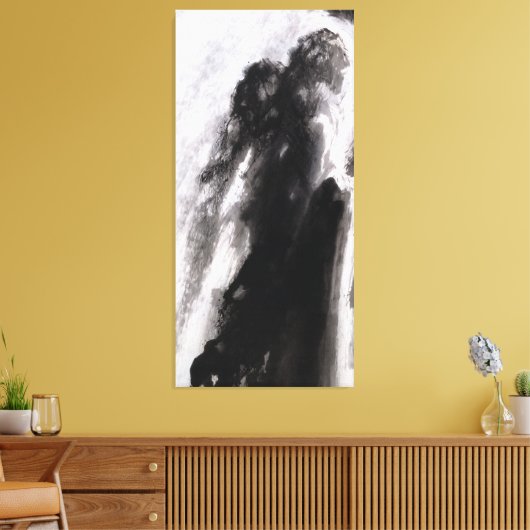 Waterval Canvas Afdruk (Insitu (Woonkamer))