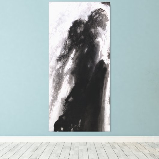 Waterval Canvas Afdruk (Insitu (Houten vloer))
