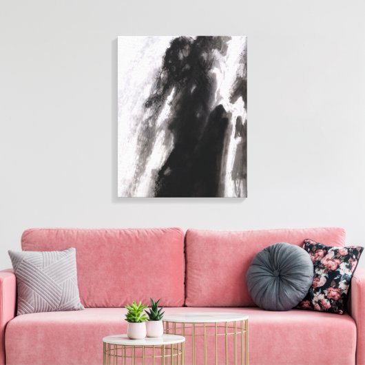 Waterval Canvas Afdruk (Insitu (Woonkamer))