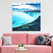 Waterval Canvas Afdruk (Insitu (Woonkamer))