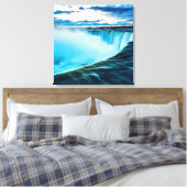 Waterval Canvas Afdruk (Insitu (Slaapkamer))