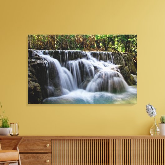 Waterval Canvas Afdruk (Insitu (Woonkamer))