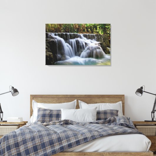 Waterval Canvas Afdruk (Insitu (Slaapkamer))