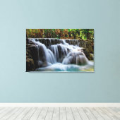 Waterval Canvas Afdruk (Insitu (Houten vloer))