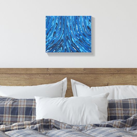 Waterval Canvas Afdruk (Insitu (Slaapkamer))