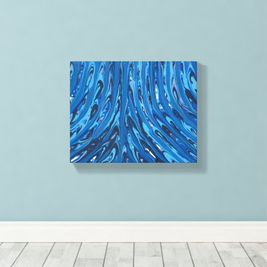 Waterval Canvas Afdruk (Insitu (Houten vloer))