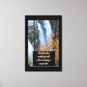 Waterval Canvas Afdruk (Voorkant)