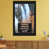 Waterval Canvas Afdruk (Insitu (Woonkamer))