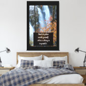 Waterval Canvas Afdruk (Insitu (Slaapkamer))