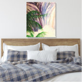 Waterval Canvas Afdruk (Insitu (Slaapkamer))