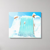 Waterval Canvas Afdruk (Voorkant)