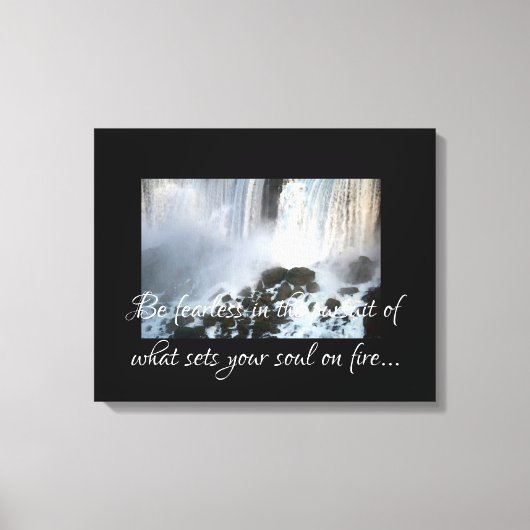 Waterval Canvas Afdruk (Voorkant)