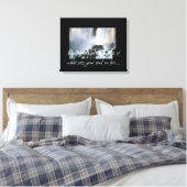 Waterval Canvas Afdruk (Insitu (Slaapkamer))