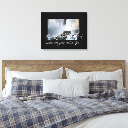 Waterval Canvas Afdruk (Insitu (Slaapkamer))