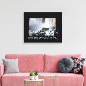 Waterval Canvas Afdruk (Insitu (Woonkamer))