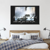 Waterval Canvas Afdruk (Insitu (Slaapkamer))