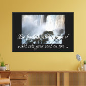 Waterval Canvas Afdruk (Insitu (Woonkamer))