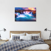 Waterval Canvas Afdruk (Insitu (Slaapkamer))