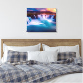 Waterval Canvas Afdruk (Insitu (Slaapkamer))