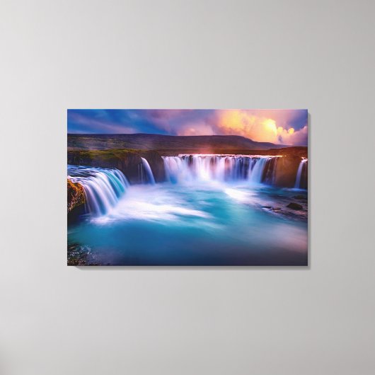 Waterval Canvas Afdruk (Voorkant)