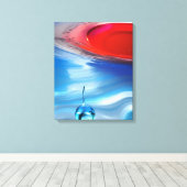 Waterval Canvas Afdruk (Insitu (Houten vloer))