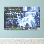 Waterval Canvas Afdruk (Insitu (Houten vloer))