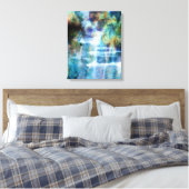 Waterval Canvas Afdruk (Insitu (Slaapkamer))