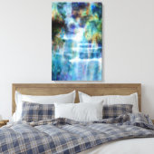 Waterval Canvas Afdruk (Insitu (Slaapkamer))