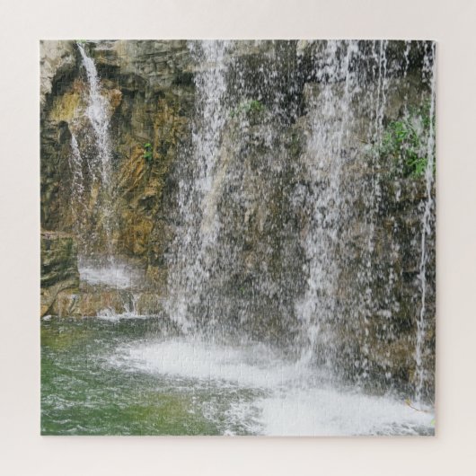 waterval, cascade, water, landschap, natuur, legpuzzel (Verticaal)