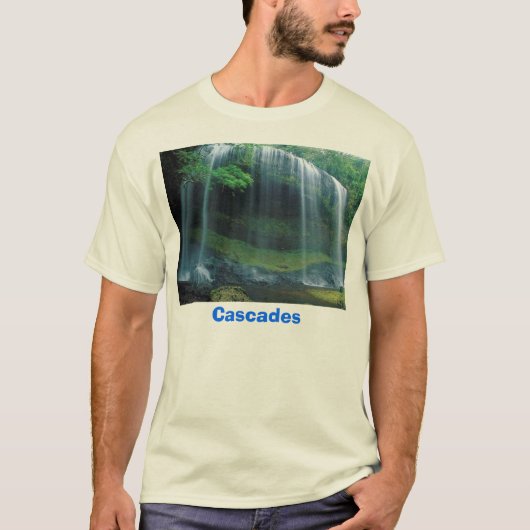 Waterval, cascades t-shirt (Voorkant)