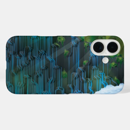 Waterval Case-Mate iPhone Case (Achterkant (horizontaal))